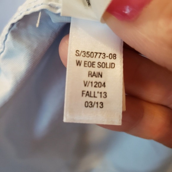 Gap Men's Lived-In Button-up Collared Blue Dress Shirt Sz Large Tall - Picture 6 of 7